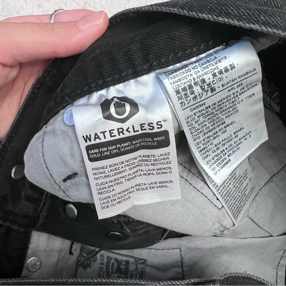 LEVIS 501 Black Shorts - Picture 2 of 5